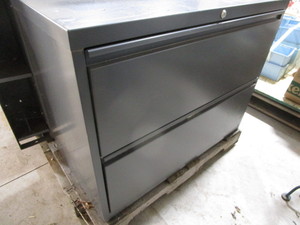 Horizontal two drawer file cabinet ...