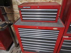 Craftsman tool box, two piece, top ...