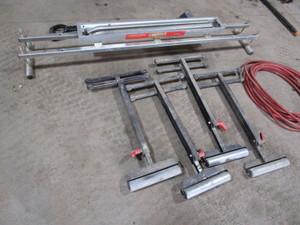 Stablemate folding table, four roll...