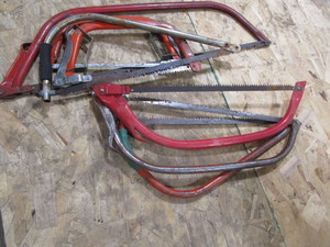 Brush saws - various sizes, qty 7...