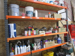 Pallet rack section two 8ft uprigh...