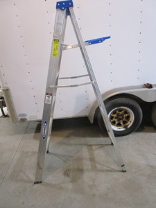 Werner 6ft aluminum step ladder, 25...