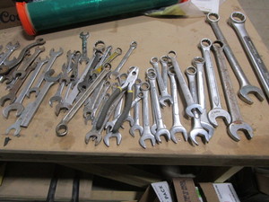 Combination wrenches, mixed makers...