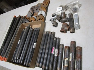 Black pipe & mounting rings, pipe i...