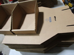 Bin boxes - new Uline 17873, 6x9x...