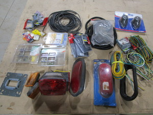 Auto trailer wiring, lens, fuses, ...