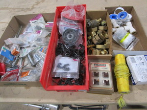 Fittings with brass & PVC, plumbing...