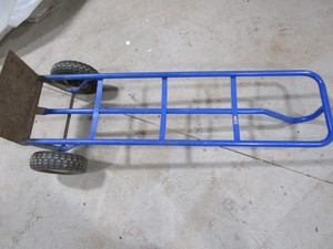Hand truck, pneumatic tires...