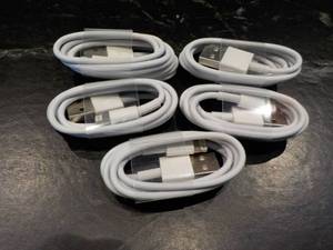 lot 51 image: 5 Lightening Cables for iPhone X, 8...