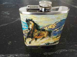 lot 87 image: Woodland Creek Horse Wildfire Flask...