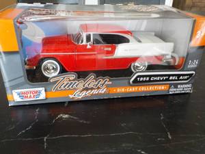 lot 97 image: timeless Legends 1955 Chevy Bel Air...