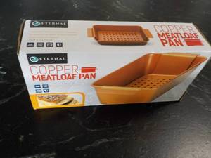 lot 110 image: Eternal Copper Meat Loaf Pan...