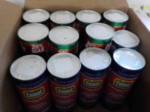 lot 37 image: 12 Cans Comet Cleaner...