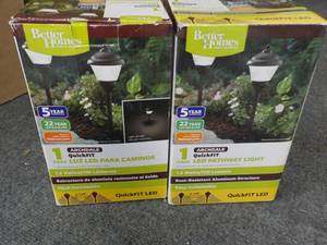 lot 42 image: 2 Better Homes LED Pathway Lights...