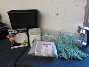 lot 46 image: Household Products in a Wastebasket...