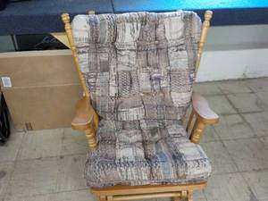 lot 50 image: Early American Glider Rocker...