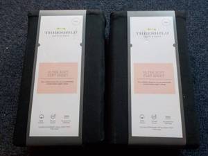 lot 134 image: 2 Threshold Full Size Flat Sheets...