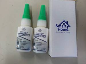 lot 159 image: 2 Bottles Smart Home No Sew Fabric ...