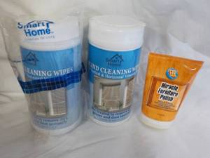 lot 167 image: Blind Cleaning Wipes and Miracle Fu...