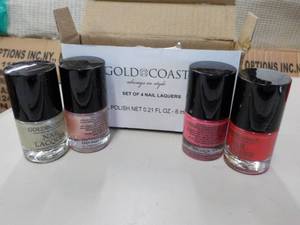 lot 177 image: Gold Coast set of 4 Nail Lacquers...
