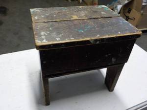 lot 192 image: Primitive Stool 13 x 10 x 12...