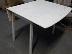 lot 193 image: Drop Leaf Small Table and 2 Chairs...