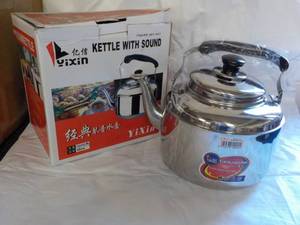 lot 204 image: YIXIN Stainless Steel Kettle with S...
