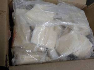lot 284 image: Box of Frozen Fish Patties...