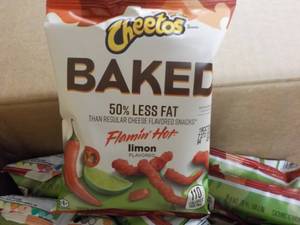 lot 302 image: 3 Cases Cheetos Baked Flamin Hot Li...