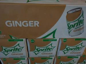 lot 310 image: 4 - 12 pkg Sprite Ginger Zero Sugar...