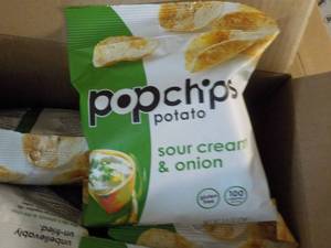 lot 311 image: 2 Cases Pop Chips Sour Cream and On...