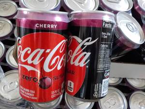 lot 317 image: 2 Cases 7.5 oz Cans Coca Cola Cherr...