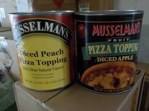 lot 319 image: 2 - 7.2 lb Cans Musselmans Diced P...