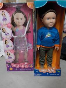 lot 328 image: My Life Doll and Stand...