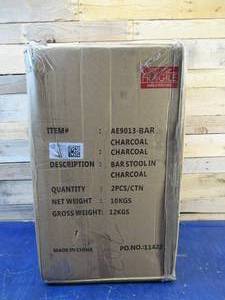 lot 22 image: Aisha Upholstered Bar & Counter Stool (Set of 2)