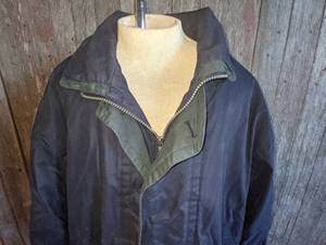 lot 33 image: Navy London Fog Coat wRemovable Liner, Womens Sz M