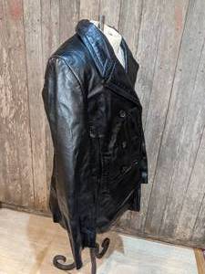 lot 52 image: Wilsons Black Leather Jacket Sz S