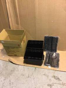 lot 69 image: 14 in. Outrigger Tool Storage Utility Cart Bin&nbspCustomer Returns See Picutres