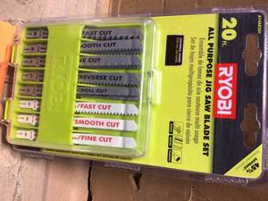 lot 83 image: RYOBI All Purpose Jig Saw Blade Set (20-Piece)&nbspCustomer Returns See Picutres