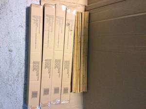 lot 14 image: Cordless Tuscan Bamboo Roman Shades Blinds - Size 35 W x 48 H&nbspCustomer Returns See Picutres