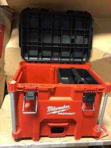lot 19 image: Milwaukee PACKOUT XL Tool Box&nbspCustomer Returns See Picutres