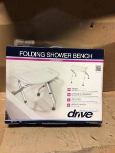 lot 33 image: Drive Medical Folding Bath Bench&nbspCustomer Returns See Picutres