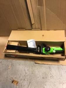 lot 55 image: 22 in. 24V Battery Cordless Hedge Trimmer (Tool-Only)&nbspCustomer Returns See Picutres