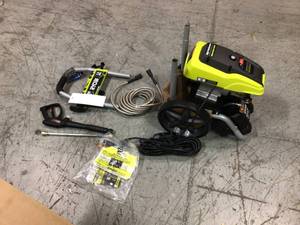 lot 105 image: Ryobi 2300 PSI 1.2 GPM High Performance Electric Pressure Washer open box see pictures
