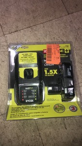 RYOBI ONE 18V Lithium-Ion 2.0 Ah Battery and Dual Chemistry IntelliPort Charger Kit