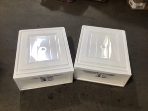 IRIS 15.75 in. x 7 in. White Shallow Plastic Drawer