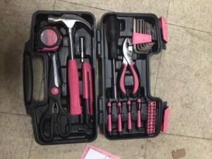 Apollo General Tool Set in Pink (39-Piece)
