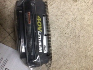 RYOBI 40-Volt Lithium-Ion 5.0 Ah High Capacity Battery