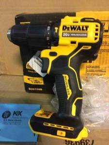 lot 1 image: DEWALT ATOMIC 20-Volt MAX Cordless Brushless Compact 12 in. Hammer Drill (Tool-Only) Customer Returns See Pictures