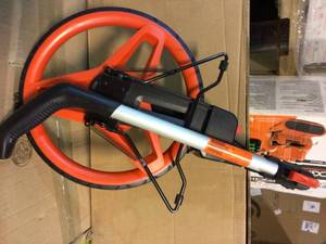 lot 3 image: Crescent Lufkin Professional Centerline Measuring Wheel 12 Customer Returns See Pictures